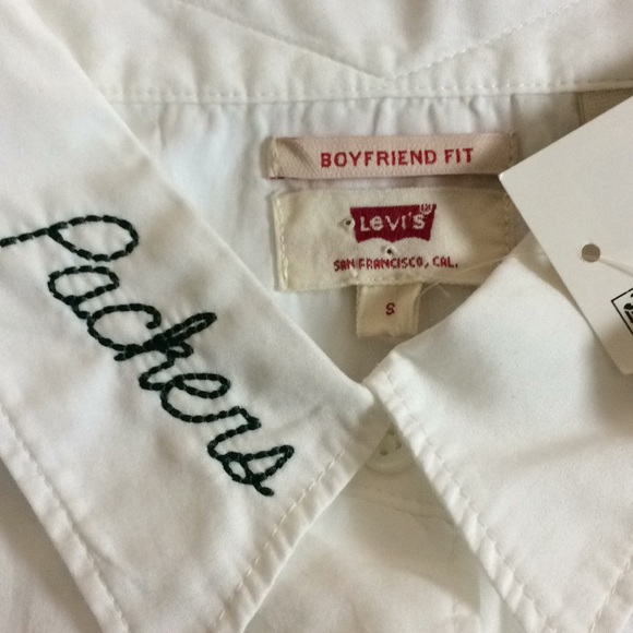 NFL GREEN BAY PACKERS LEVIS SHIRT NEW WITH TAGS - Picture 2 of 8